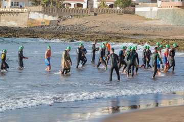 El XXVIII Triatlón de Salinetas-Telde (Foto Antonio Rico)